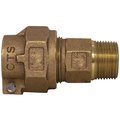 Legend T4300NL Series Pipe Coupling, 34 in, Compression x MNPT, Bronze, 100 psi Pressure 313-204NL